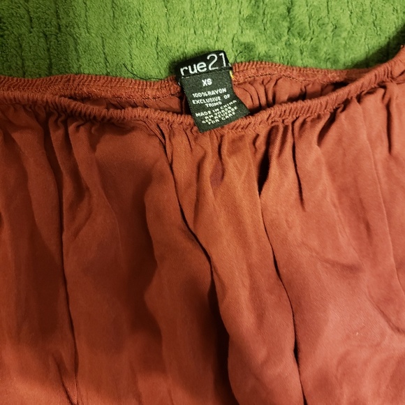 Burgundy Romper - Picture 2 of 2